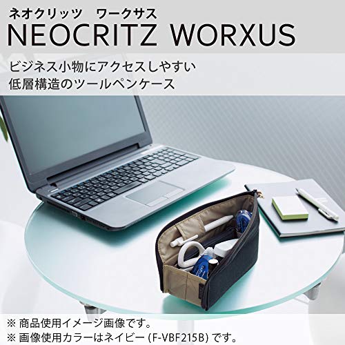 コクヨ ペンケース 筆箱 ペン立て ガジェットポーチ 大きく開く 取り出しやすい 整理整頓 ネオクリッツ ワークサス F-VBF215S belugastore-10092513 BeLugastore サンプル画像2