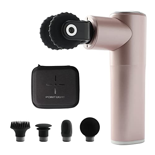 ドウシシャ ポイントビート ハンディ ローラープラス 充電式 軽量 5種類のアタッチメント付き シャンパ..