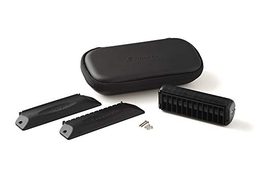 SUZUKI スズキ 忍SHINOBIX クロマチックハーモニカ ユーザーズセット (サイレンサー/上下ハーモニカカバー/カバー留めネジ/セミハードケース) SNB-48CVS ※ハーモニカの本体なし