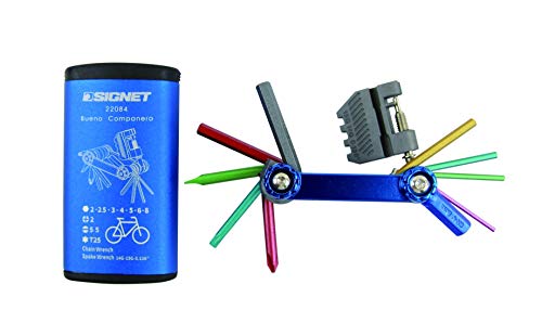 SIGNET(シグネット) 自電車用折りたたみマルチツールセット ブルー 22084