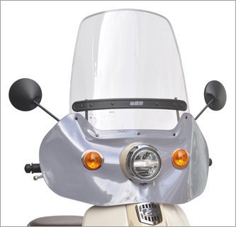 サイズ：高さ450×幅430×厚さ1mm 旭風防(AF ASAHI) ウインドシ-ルド タレ付仕様 スーパ-カブ50(2BH-AA09)スーパ-カブ110(2BJ-JA44)用 CUB-03
