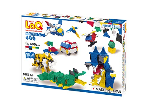 Blocks - Yoshiritsu LaQ 知育玩具 ブロックおもちゃ ベーシック 400/ファーストセット(400pcs) L007940