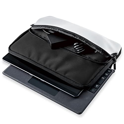 エレコム Surface ProX/8/9/10/11世代 ケース PCケース ネオプレーンポーチ 伸縮ポケット付 ブラック TB-MSP8NPPBK