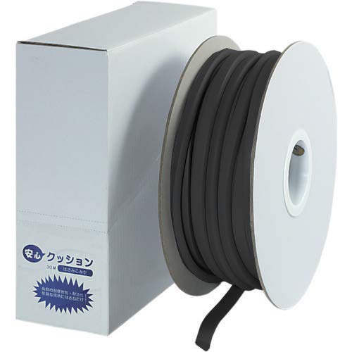 TRUSCO(トラスコ) 安心クッションはさみこみ型ロール巻き 30m ブラック TAC-930BK