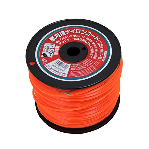 セフティー3(Safety-3) 草刈用 ナイロンコード 130m 四角型 ボビン巻 3.0mm径