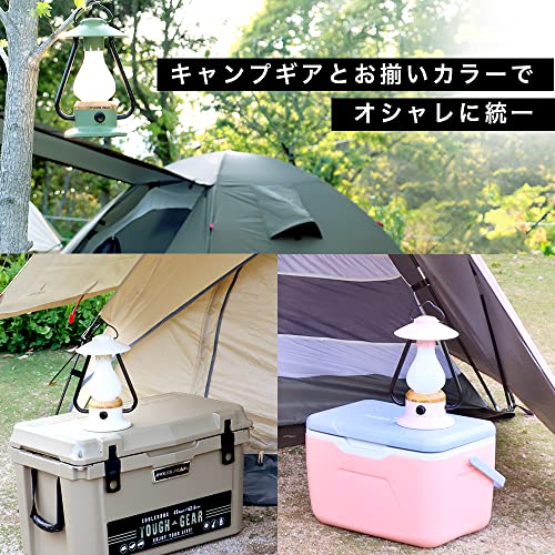 PYKES PEAK(パイクスピーク) LED ランタン LANTERN PP-01 USB 充電式 キャンプ アウトドア 防災 OLIVE GREEN 3