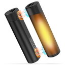 サイズ:Black Tekuton 新登場 充電式カイロ ハンドウォーマー 2個セット 12000mAh モバイルバッテリー 新型分離式設計 11時間連続使用 2秒急速全面発熱 大容量 マグネット式 電気カイロ 寒さ対策
