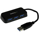 色:ブラック StarTech.com 4ポート SuperSpeed USB3.0ハブ ポータブルミニUSB Hub ブラック ST4300MINU3B