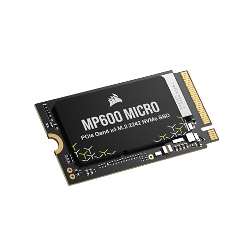 CORSAIR MP600 MICROシリーズ 3D TLC NAND採用 2TB PCIe Gen4 x4 NVMe M.2 2242 7000MB/s Lenovo Legion Go適用 CSSD-F2000GBMP600MCR2