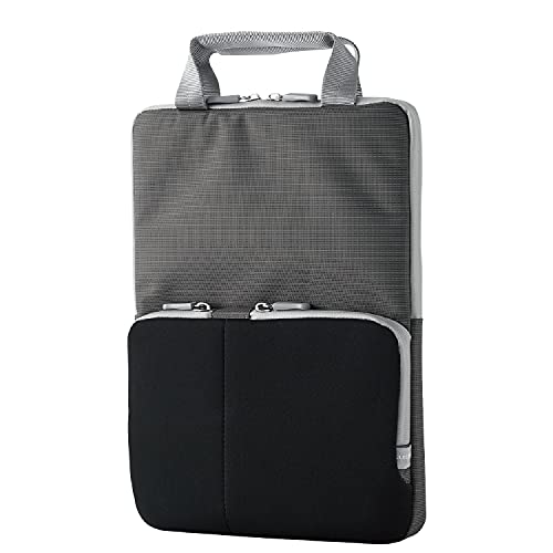 エレコム パソコンケース PCケース GIGAスクール オンライン学習 タブレット学習 ランドセル対応 11.6インチまで PC・タブレット用 ipad 10.2インチ 他 軽量 撥水加工 ネームタグ付 ハンドル付 ポ