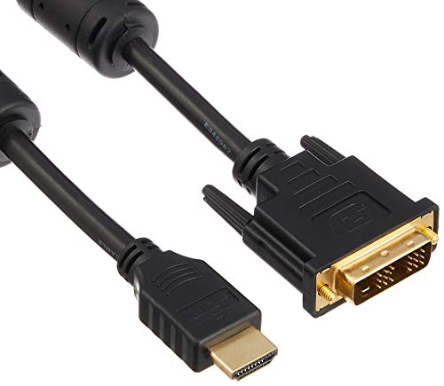 バッファロー BSHDDV50BK HDMI:DVI変換ケーブル コア付 5.0m フ