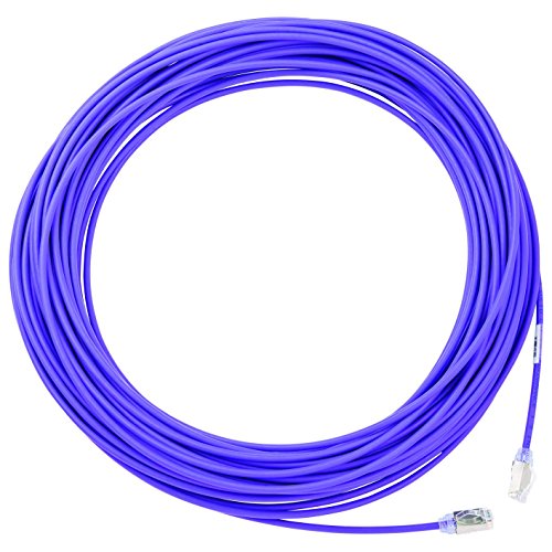 パンドウイット シールド LANケーブル Cat6A 超極細 プロ仕様 1m 紫 STP28X1MVL