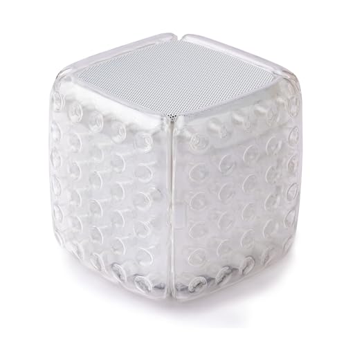 スマリー(SMALY) AIR mini SPEAKER 耐衝撃 スピーカー Bluetooth搭載 USB充電式 ストラップ付き ホワイト YNG-AIR1(WH)