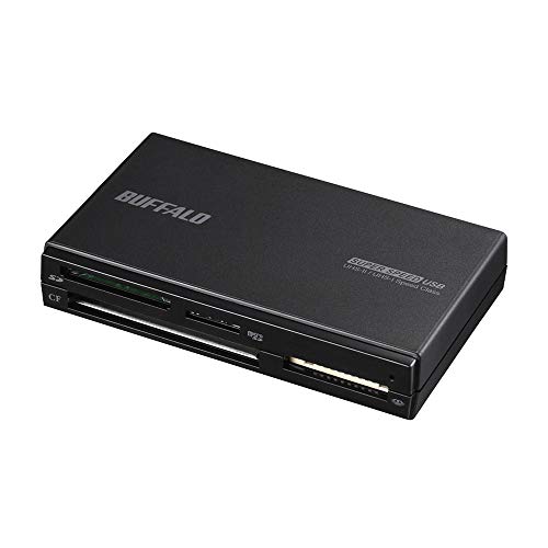 バッファロー BUFFALO UHS-II対応 USB3.0 マルチカードリーダー ブラック BSCR708U3BK