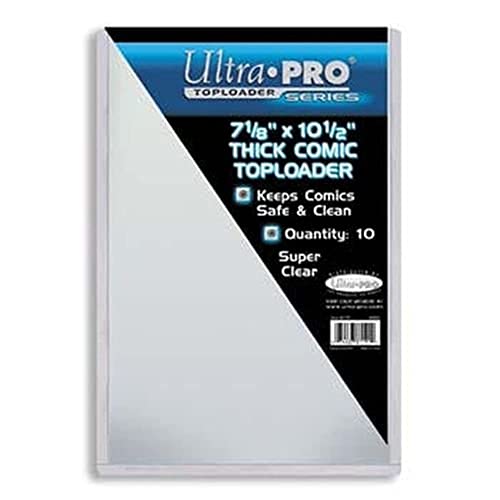 Ultra Pro 7-1/2 X 11 Thick Comic Toploader 10ct by Ultra Pro