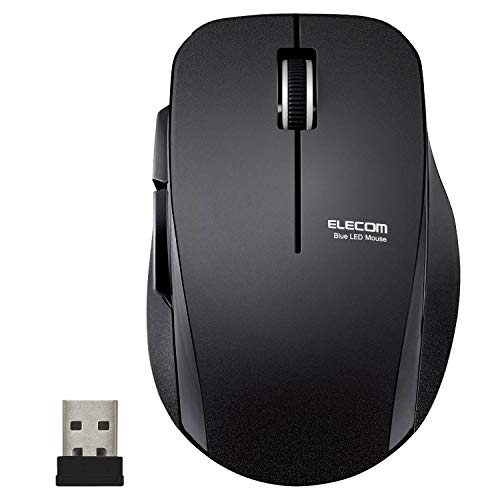 色:ブラック エレコム ワイヤレスマウス 静音 5ボタン Mサイズ ブラック M-FBL01DBXSBK 色:ブラック エレコム ワイヤレスマウス 静音 5ボタン Mサイズ ブラック M-FBL01DBXSBK