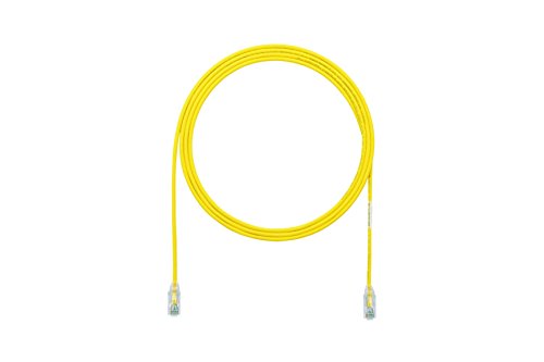 パンドウイット LANケーブル Cat6 極細 プロ仕様 10m 黄 UTP28SP10MYL