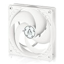色:ホワイト ARCTIC P12 PWM PST (WHITE) 120mm 白ケースファン 増設ケーブル 0dBモード搭載 200*1800rpm ACFAN00170A(2)