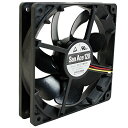 サイズ:12cm オウルテック PCケース用山洋電気冷却ファン 低振動 12cm 25mm厚 1,850r.p.m 静音 リブ無し SF12-S5(2)