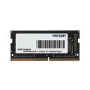 サイズ:8GB PATRIOT パトリオットメモリ ノートパソコン用メモリ SODIMM DDR4 3200MHz PC4-25600 8GB CL22 PSD48G320081S