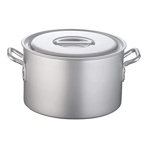 遠藤商事 業務用 TKG 半寸胴鍋 33cm (目盛付) (アルマイト加工) アルミニウム 韓国製 AHV6233