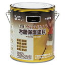 色:ブラック サイズ:1.6L ニッペ ペンキ 塗料 水性ウッディリコート 1.6L ブラック 水性 屋外 半造膜 日本製 4976124549069