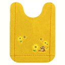 センコー となりのトトロ 花のバス停 ロング トイレマット 約80*60cm イエロー 19753(3)