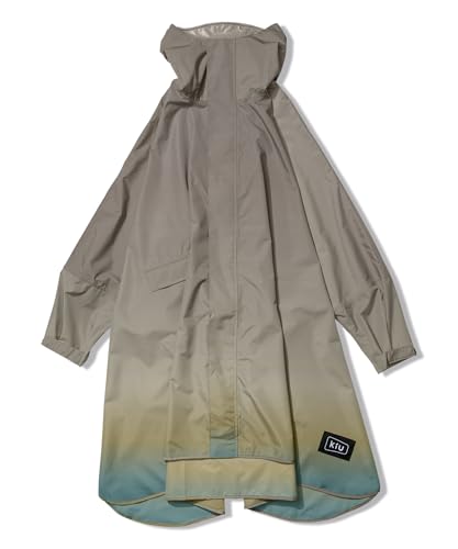 KiU 2024 キウ ニュースタンダード レインポンチョ RAIN PONCHO 豪雨対応 雨対策 大雨 台風 梅雨 防災 レインコート ポンチョ 雨具 雨ガッパ 雨合羽 はっ水 撥水 防水 袖付き 収納袋 ポケット アウ