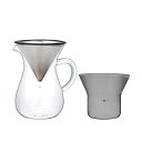 サイズ:2cups KINTO (キントー) SCS コーヒーカラフェセット 2cups ステンレス 電子レンジ・食洗機対応 ギフト プレゼント 27620
