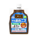 カンペハピオ ペンキ 塗料 水性 つやあり ニス 着色 微臭 食品衛生法 シックハウス対応 水性着色ニス 新チーク 0.7L 日本製 00697653641007