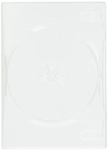 COMCOM(COMCOM) コムコム COMCOM 14mm厚DVDトールケース 1枚収納 透明 25個KR-DVDT1SC-25