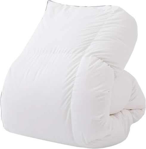 下取りキャンペーン応募カード付き nishikawa 西川 セブンデイズ 羽毛布団 シングル 厳しい西川基準をクリア ダウンパワー350 立体キルト 羽毛吹き出し防止加工 ダウン85% 掛け布団 日本製