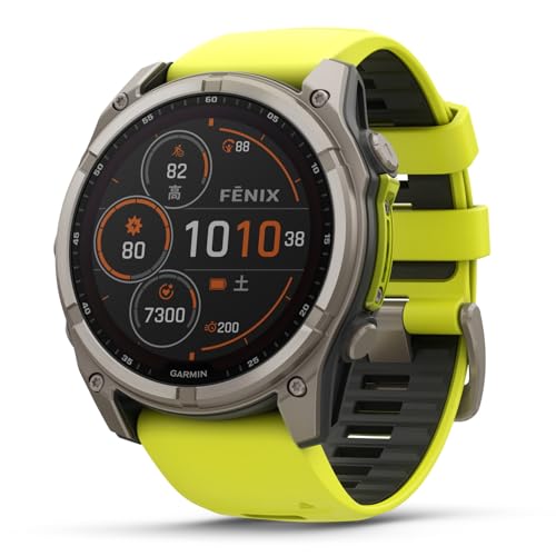 ガーミン(GARMIN) フラッグシップモデル fenix 8 Sapphire Dual Power (2サイズ/2カラー) マルチスポーツGPSウォッチ 太陽光充電 ロングバッテリー 睡眠計測 ランニング・ゴルフ・登山・サイクリン