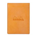 色:オレンジ ロディア ミニ3穴システム手帳 RHODIA オーガナイザー(11*8cm リング径11mm 牛革) シック オレンジ cf11ogz01-or