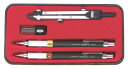 サイズ:SEセット ウチダ KD型製図器 SEセット 『SE 5品組 鉛筆製図セット』 010-0009 設計製図用品