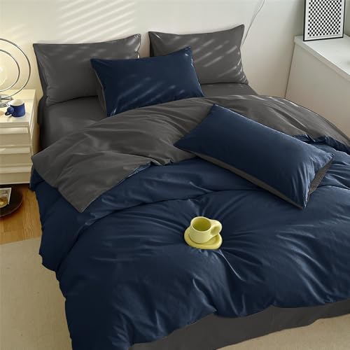 布団カバーセット 寝具カバーセット DPEAN 洗いざらし シワ加工 水洗い やわらか 洋式・和式兼用 掛け..