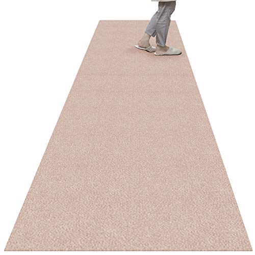 サンコー キッチンマット はっ水 洗える ロングマット 台所 廊下 日本製 おくだけ吸着 カーペットタイプ 90*270cm ベージュ KL-56