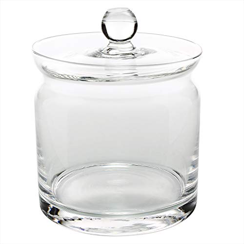 ポプリポット 苔テラリウム 容器 塩壺 シュガーポット ガラス瓶 蓋付き 保存容器 キャニスター M 約直..