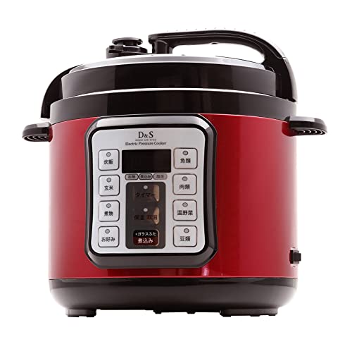 色:レッド D&S ディーアンドエス 食材を入れてタイマーを押すだけ簡単調理電気圧力鍋 4.0L レッド ほったらかし電気圧力鍋 手軽に圧力調理 タイマー機能付き 再加熱もできるガラス蓋付き S 色:レッド D&S ディーアンドエス 食材を入れてタイマーを押すだけ簡単調理電気圧力鍋 4.0L レッド ほったらかし電気圧力鍋 手軽に圧力調理 タイマー機能付き 再加熱もできるガラス蓋付き S