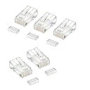 サンワサプライ RJ-45コネクタ(単線用) 100個入り ADT-RJ45-100SN