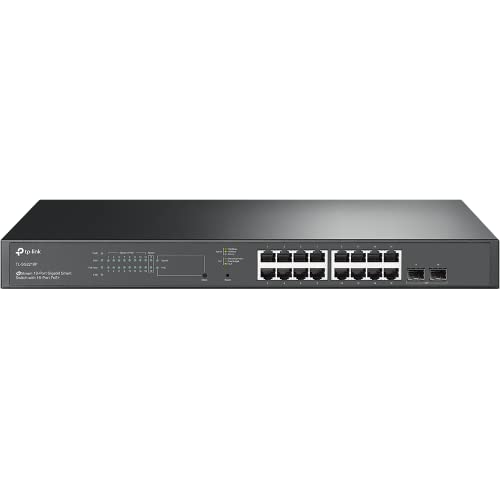 TP-Link Jetstream 18ポート ギガビット スイッチングハブ PoE* 給電 (18ポートの内16ポートPoE*対応) TL-SG2218P TP-Link Jetstream 18ポート ギガビット スイッチングハブ PoE* 給電 (18ポートの内16ポートPoE*対応) TL-SG2218P
