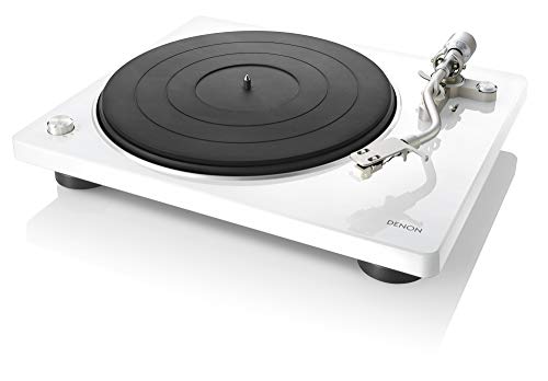 デノン Denon　DP-400 レコードプレーヤー ホワイト DP-400WTEM