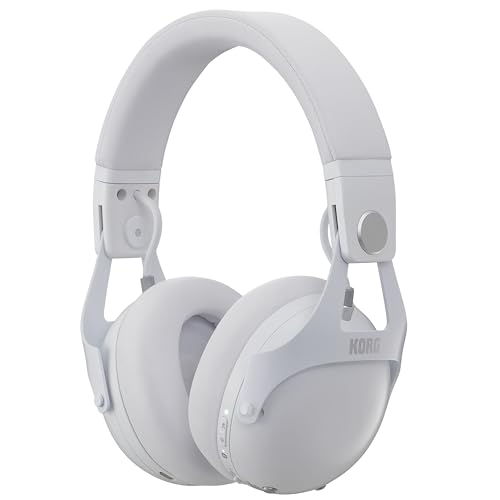 KORG ノイズキャンセリング DJヘッドホン NC-Q1 WH ホワイト ワイヤレス Bluetooth Googleアシスタント Siri 36時間連続使用