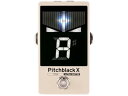 KORG ギター/ベース用 ペダルチューナー Pitchblack X *0.1セントの高精度 ULTRA BUFFER トゥルーバイパス DCアウト搭載 ストロボチューニング クリーム PITCHBLACK PB-X CR(2)