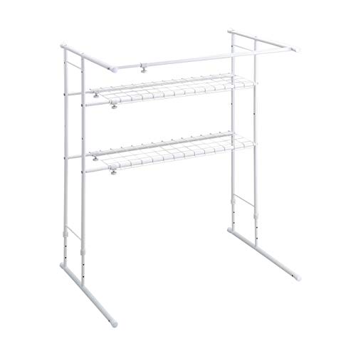 製品サイズ / 幅75*91*奥行55.3*高さ90・95・100・105・110cm耐荷重 / ハンガー部:15kg、棚1段当り:10kg材質 / フレーム・高さ調節パイプ・横パイプ・伸縮パイプ(大・小)・網棚:スチール(エポキシ焼付塗装)、固定ビス:スチール(ユニクロメッキ)原産国 / 中国押入れがクローゼットに早変わり・幅が伸縮式なのでサイズに合わせて設置が可能。ハンガーの高さも5段階調節できるので、衣類に合わせて調節することができます。組み立てる必要がある