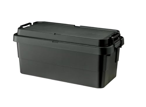 色：ブラック サイズ：70S リス(RISU) 収納ボックス スタッキング トランクカーゴ 70L ブラック 日本製..