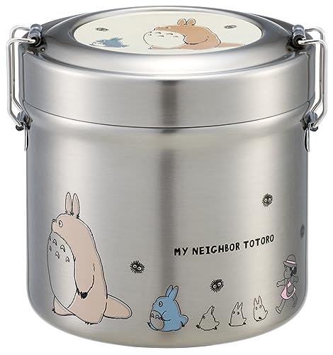 スケーター(Skater) 保温 保冷 真空 ステンレス 丼型 弁当箱 DX 640ml 超軽量 抗菌 となりのトトロ 行..