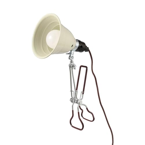 ダルトン(Dulton) アルミニウム クリップ ランプ S アイボリー 明らかな個性が光るクリップランプ コンセント 撮影 作業 IVORY 本体長さ35cm 直径14cm コード長さ180cm 重量0.39kg DS-0630S/IV