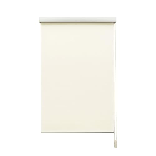 カバー付 ロールスクリーン フルネス エクシヴ エクシブ プレーン(無地)タイプ 規格品 幅90cm 高さ220cm インテリア カーテン ブラインド 窓 DIY リフォーム オフホワイト(L3510)