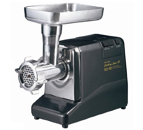 福農産業 電動ミンサー SG-50 挽肉・味噌作りに　消費電力350W カットプレート3種類・ソーセージアタッ..
